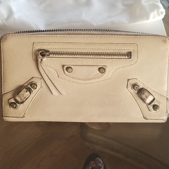 Balenciaga cream city wallet - Picture 2 of 10